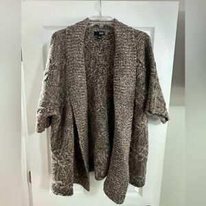 Ana open front chunky sweater